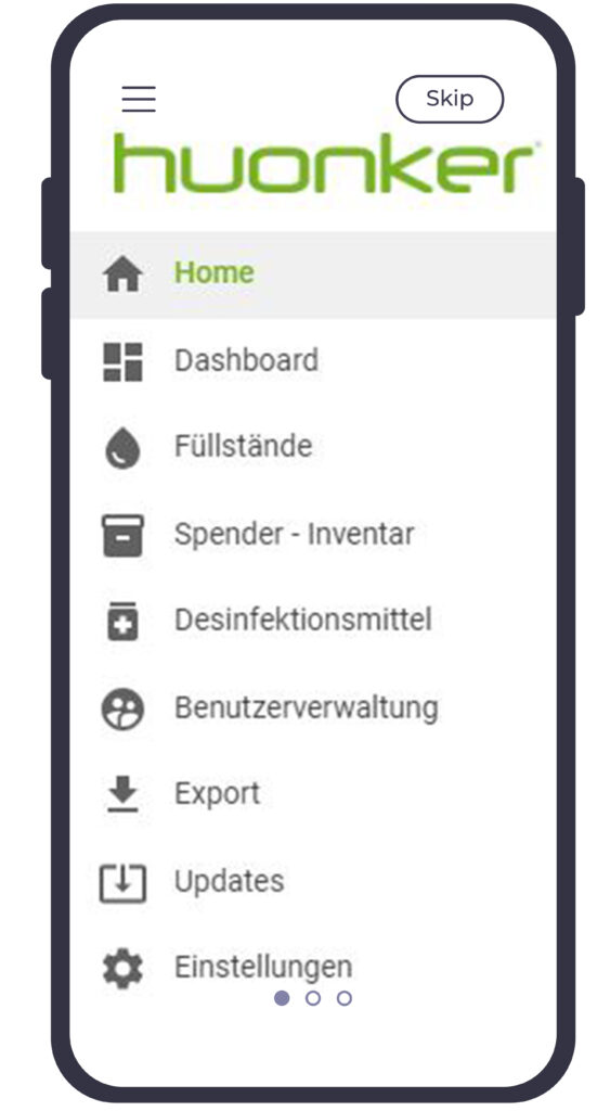 Handy mit Software